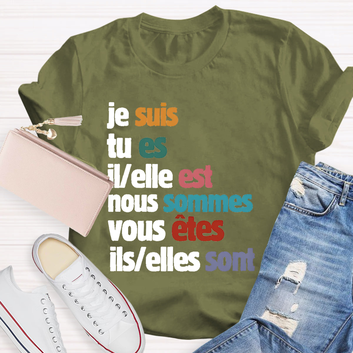 Je Suis Tu Es French Teacher T-Shirt