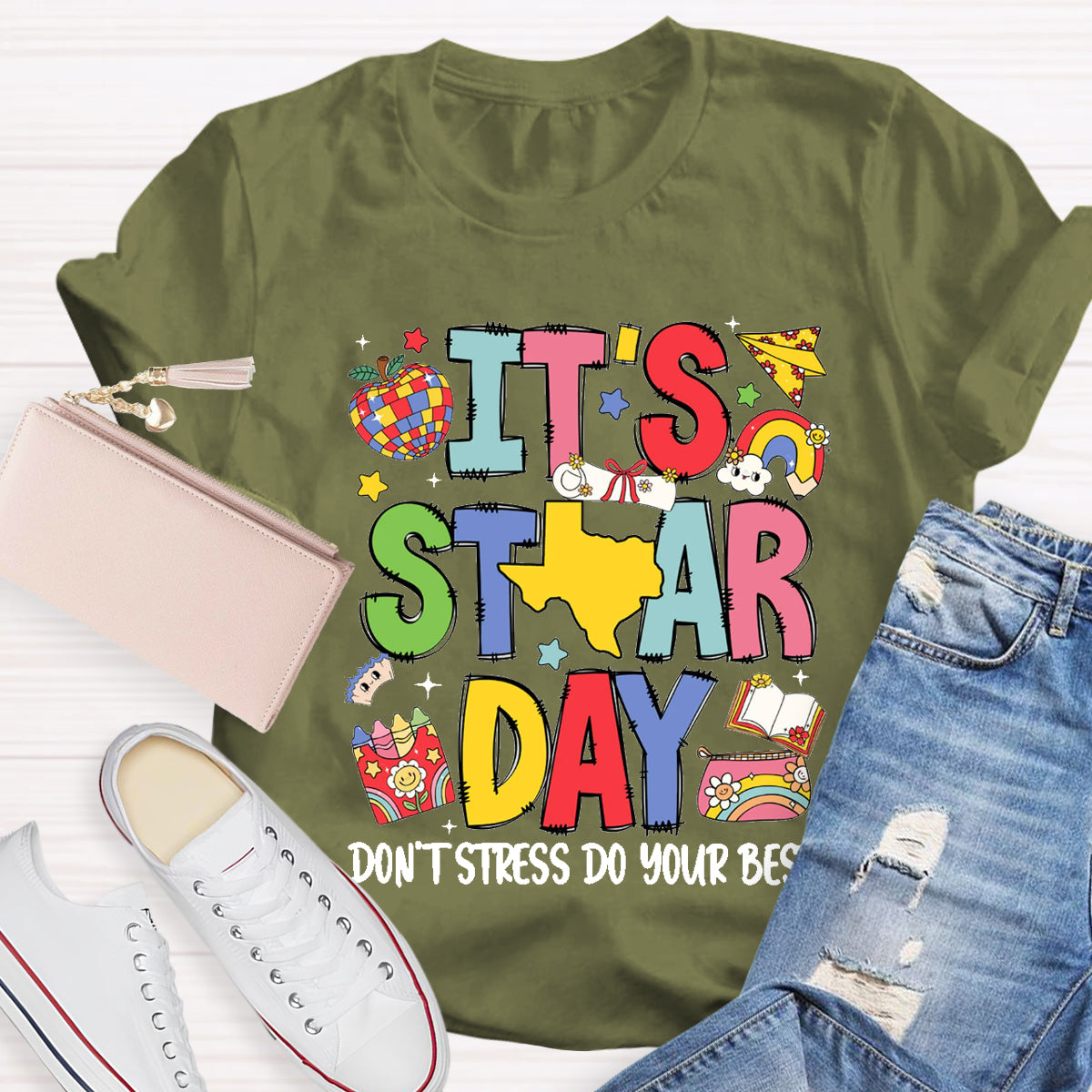 It's Star Day Don't Stress Be Your Best Teacher T-Shirt