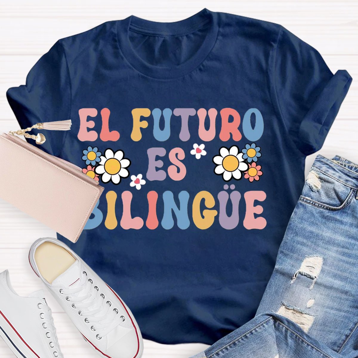 El Futuro Es Bilingüe Spanish Teacher Bilingual Teacher Shirt