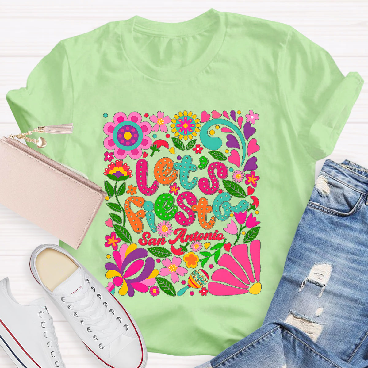 Let's Fiesta Teacher T-Shirt
