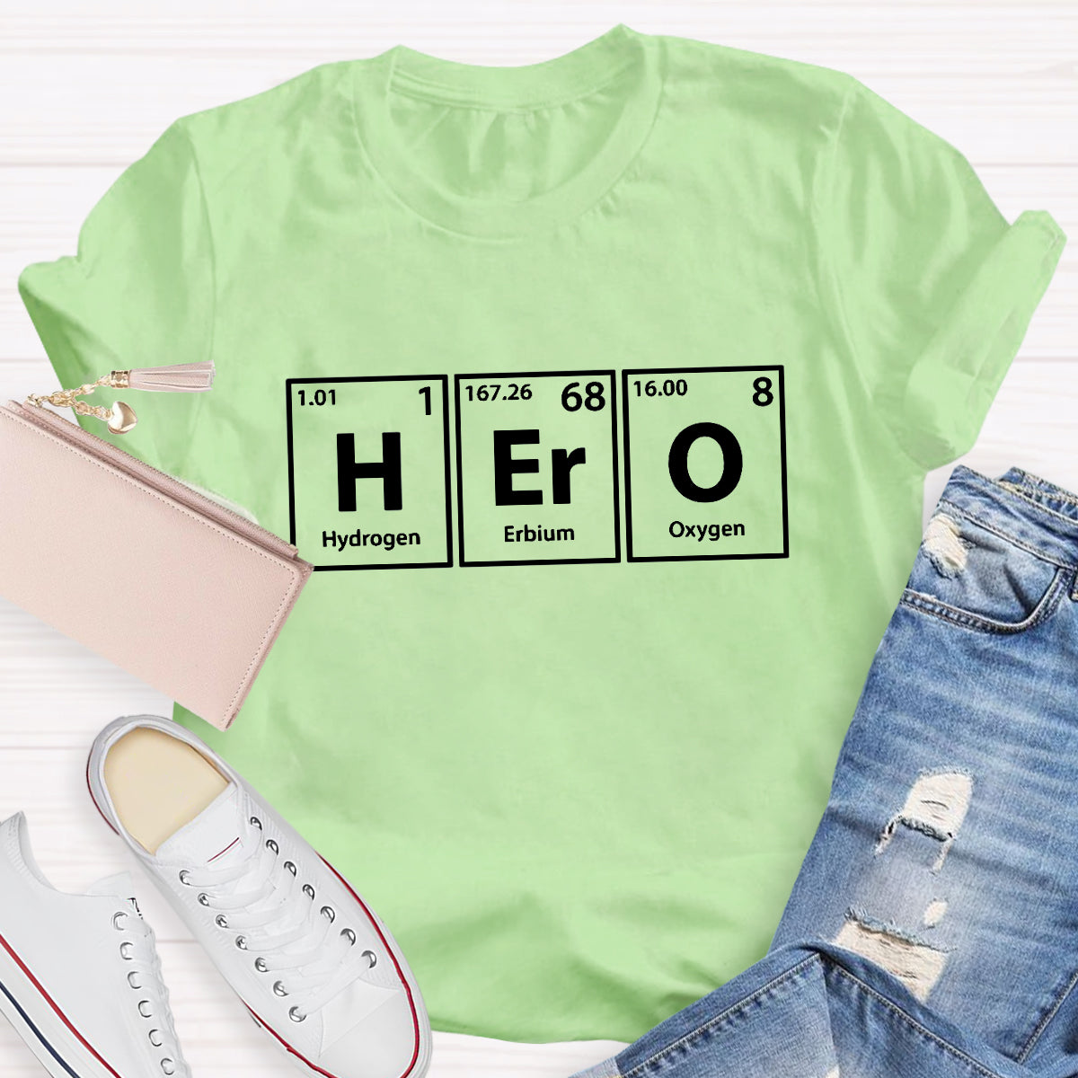Hero Periodic Table Teacher T-Shirt