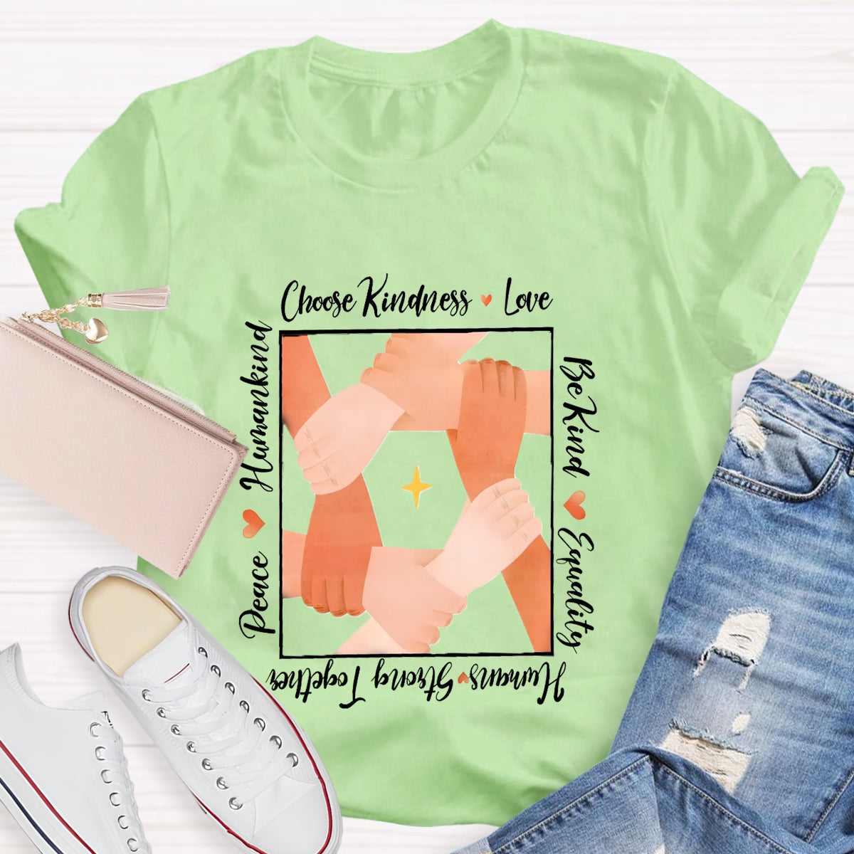 Choose Kindness Love Peace T-Shirt