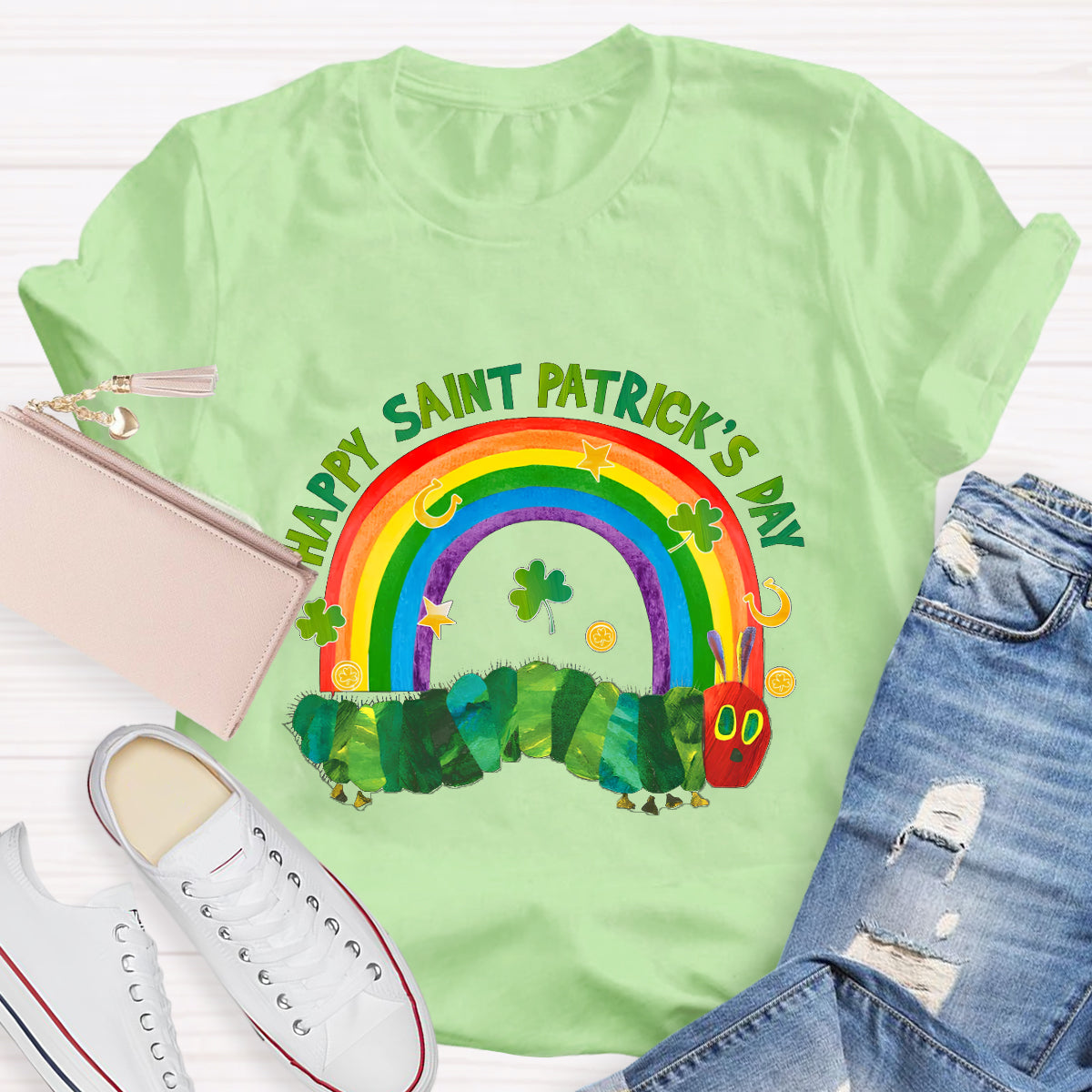 Happy St. Patrick's Day Caterpillar T-Shirt
