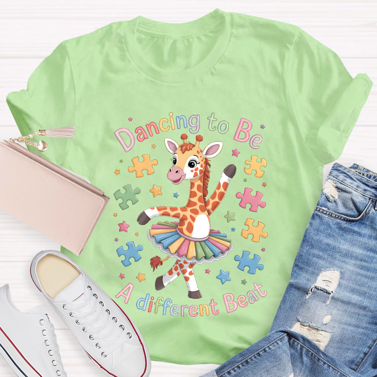 Dancing To Be A Different Beat Dance Teacher T-Shirt