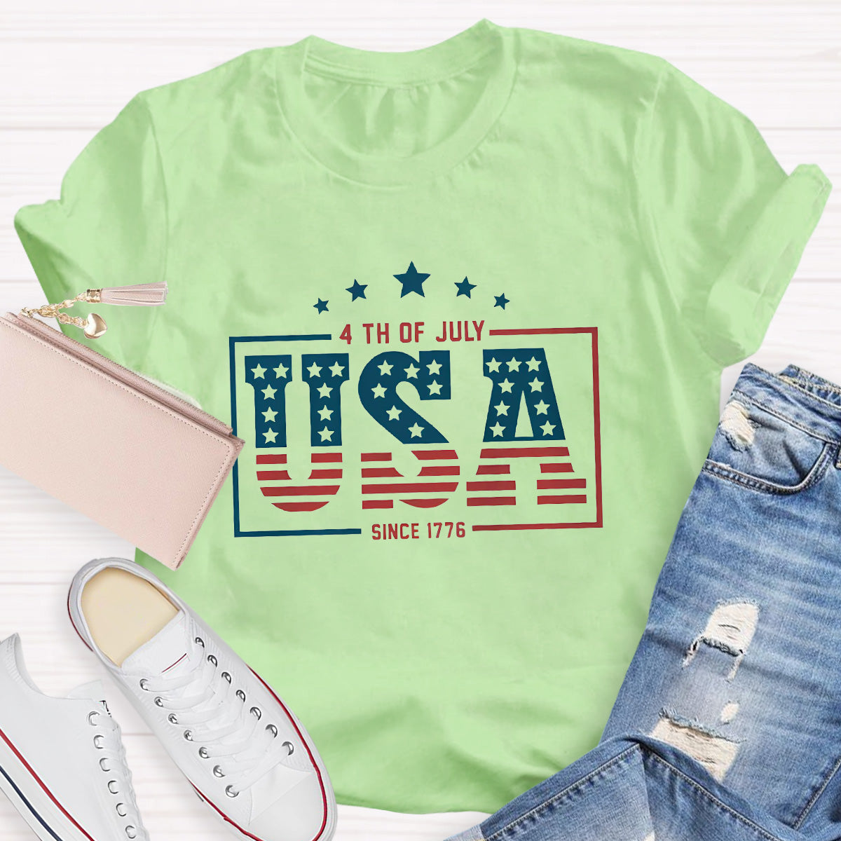 4th Of July Since 1776 Teacher T-Shirt