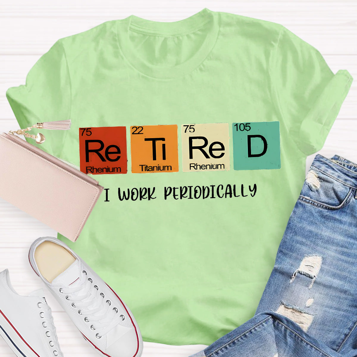 Retired I Work Periodically Teacher T-Shirt
