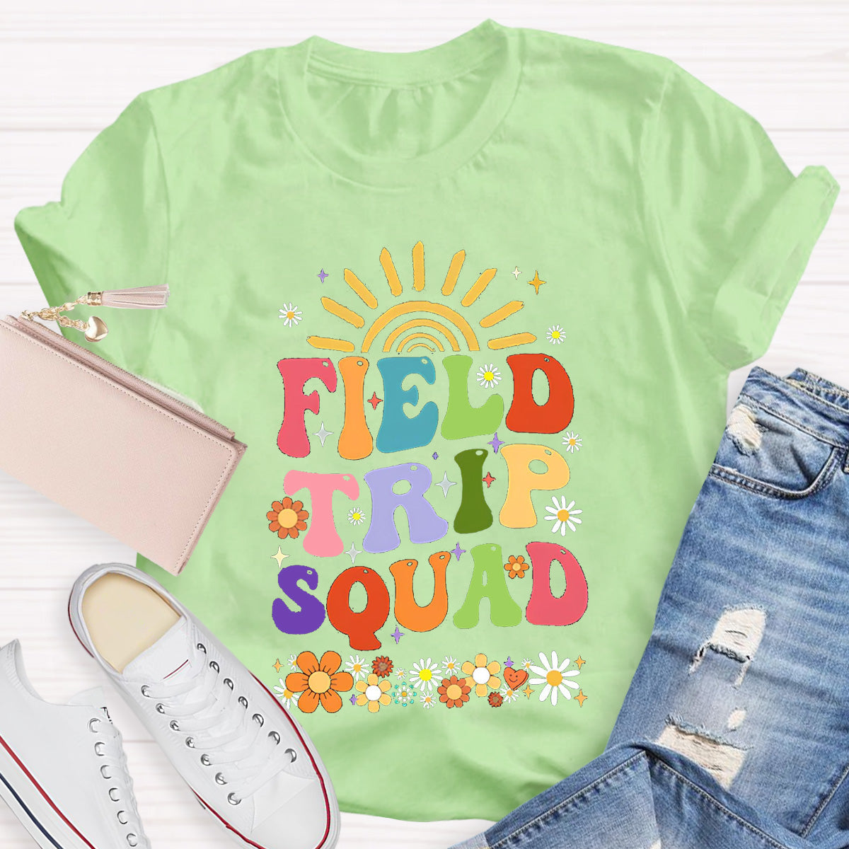 Field Trip Squad Teacher T-Shirt