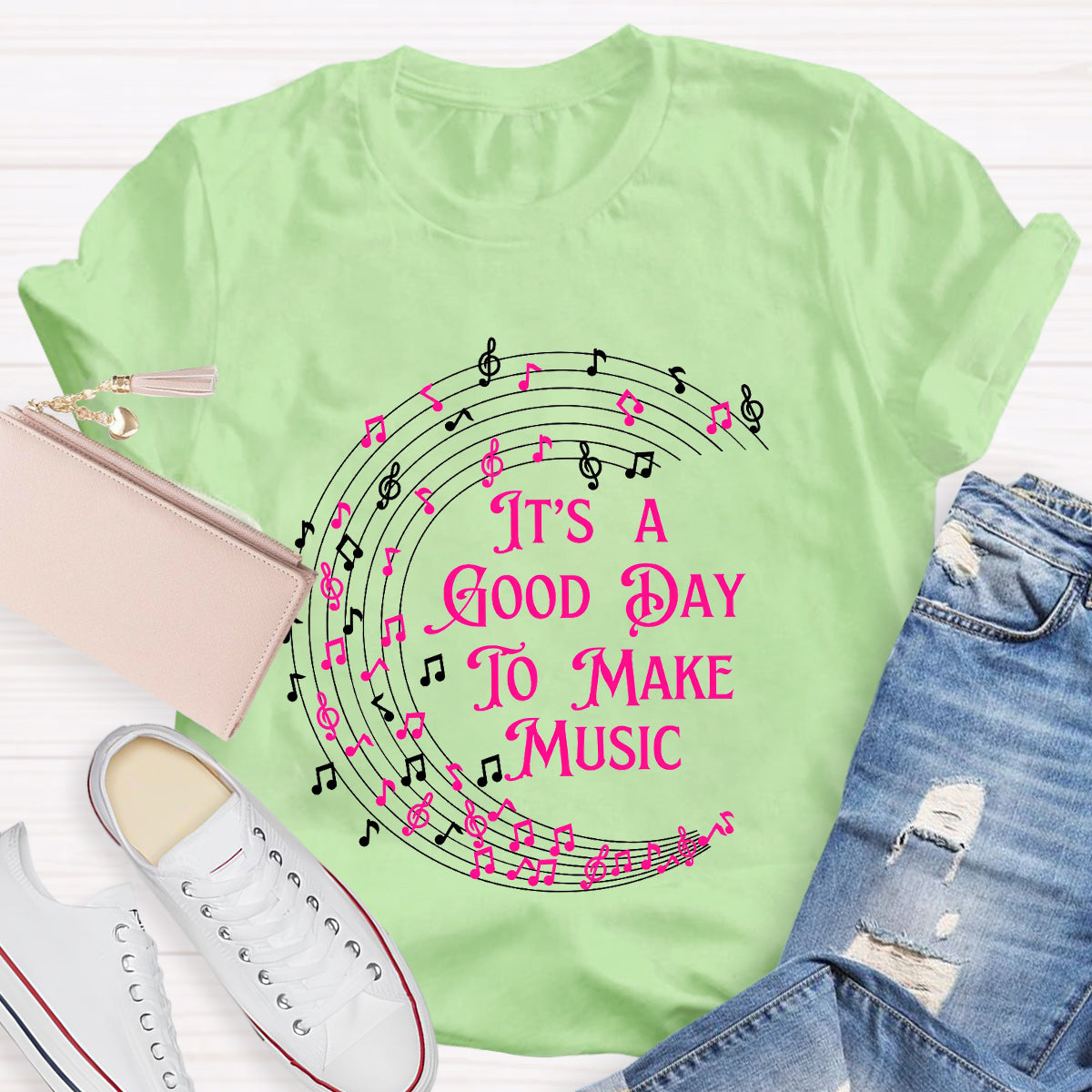 Musical Melody It's A Good Day To Make Music Teacher T-Shirt