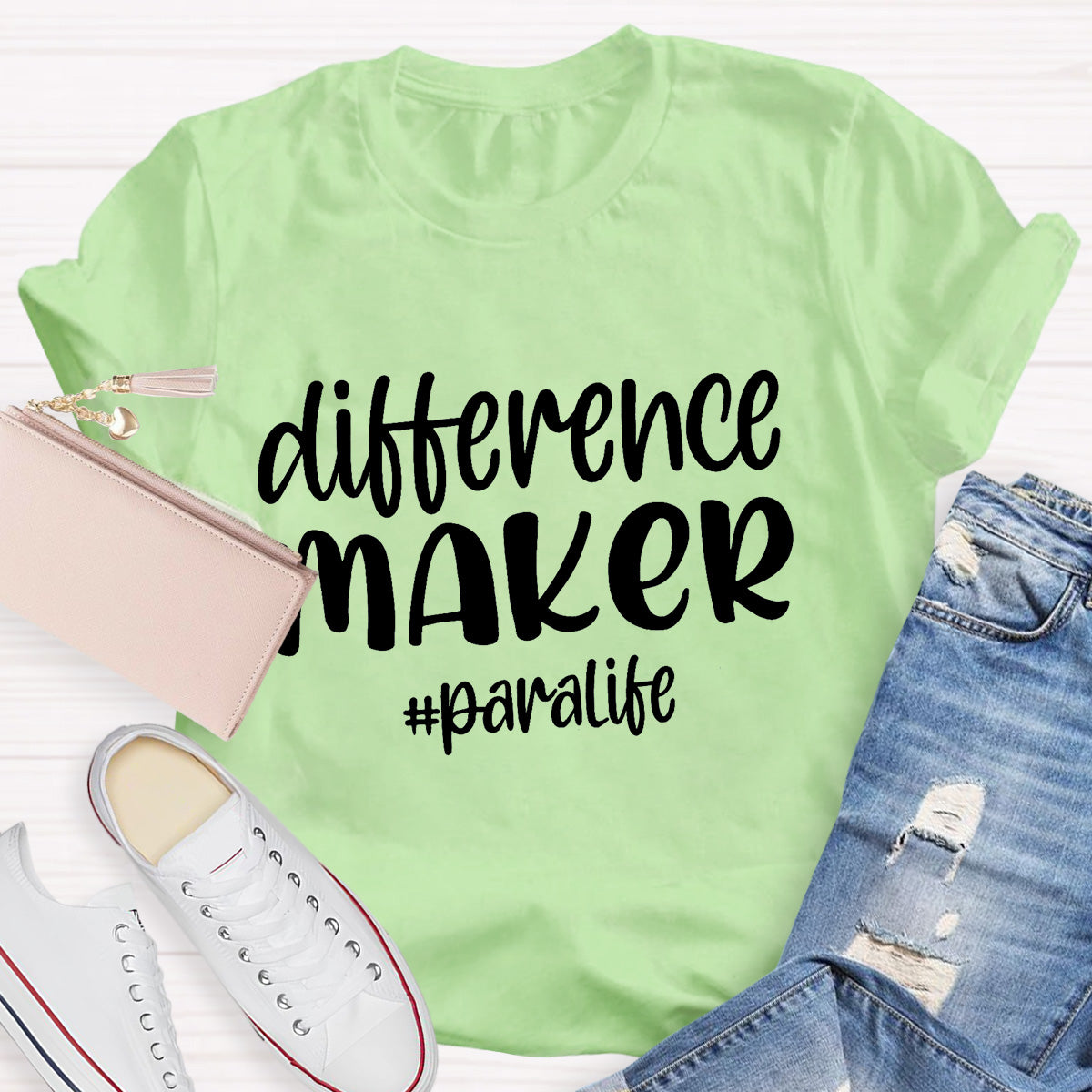 Difference Maker Paralife  Teacher T-Shirt