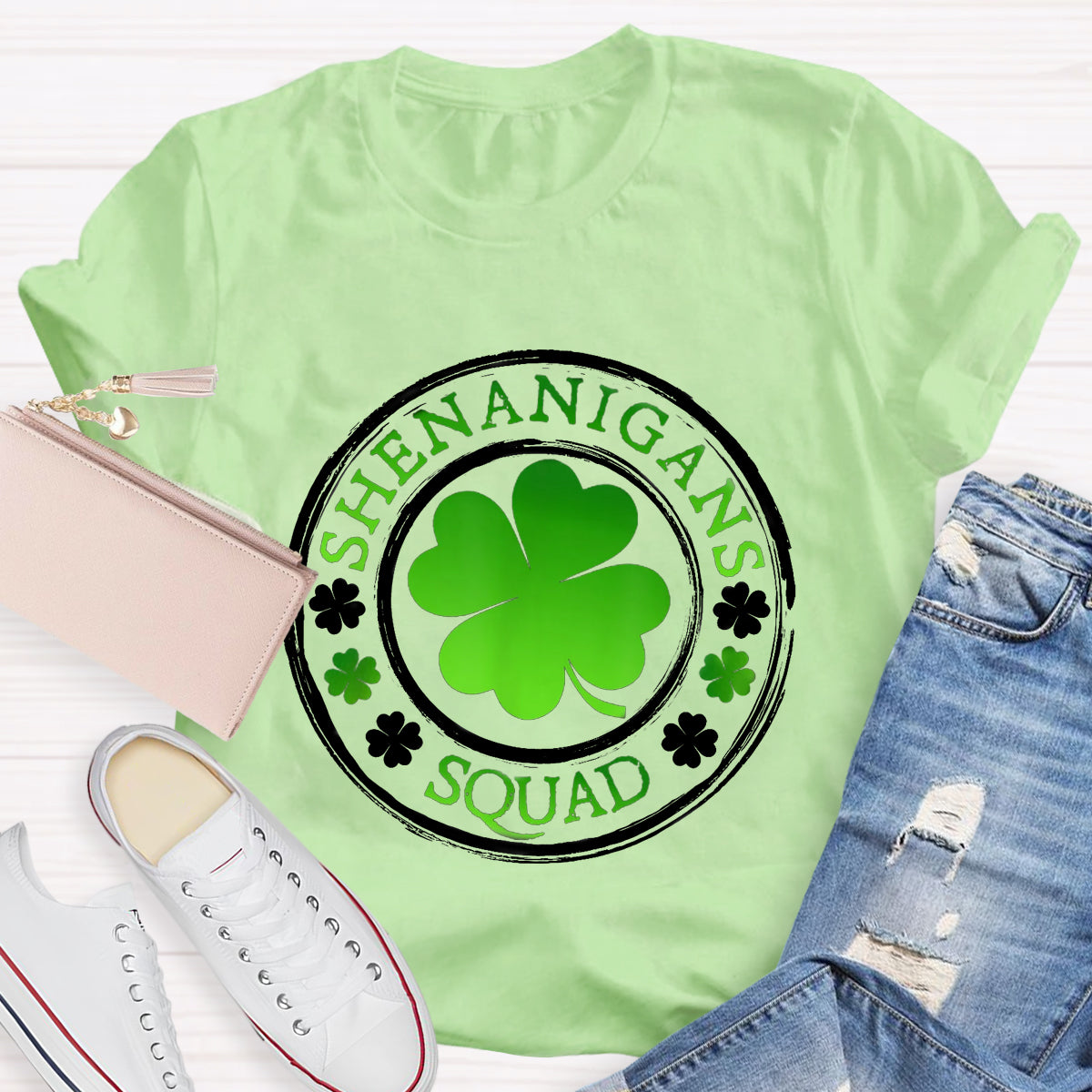 St Patrick's Day Shenanigans Squad T-Shirt