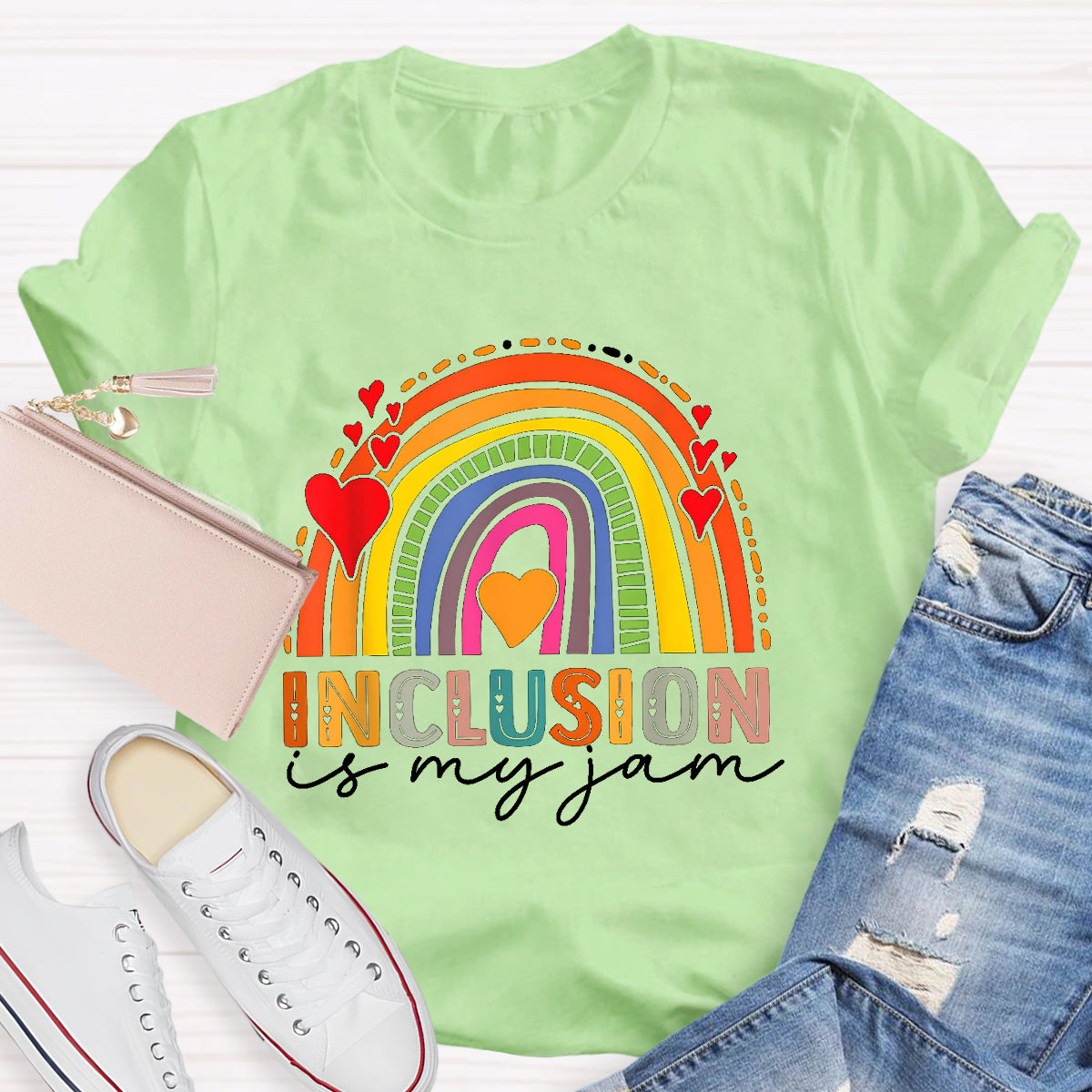 Inclusion Is My Jam Teacher T-Shirt