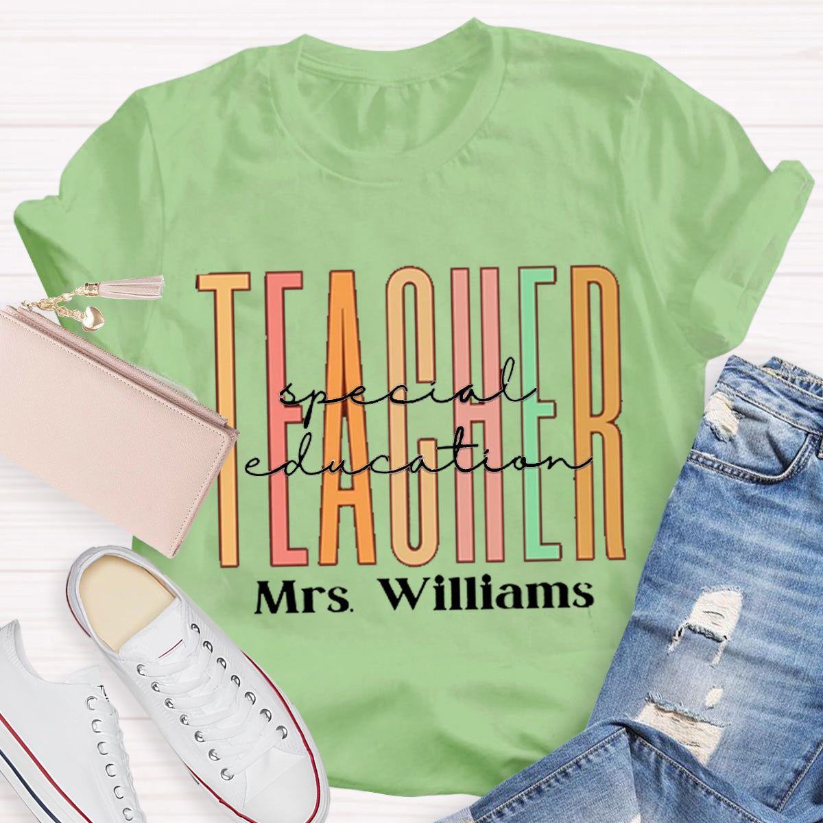 Personalized Sped Teacher T-Shirt