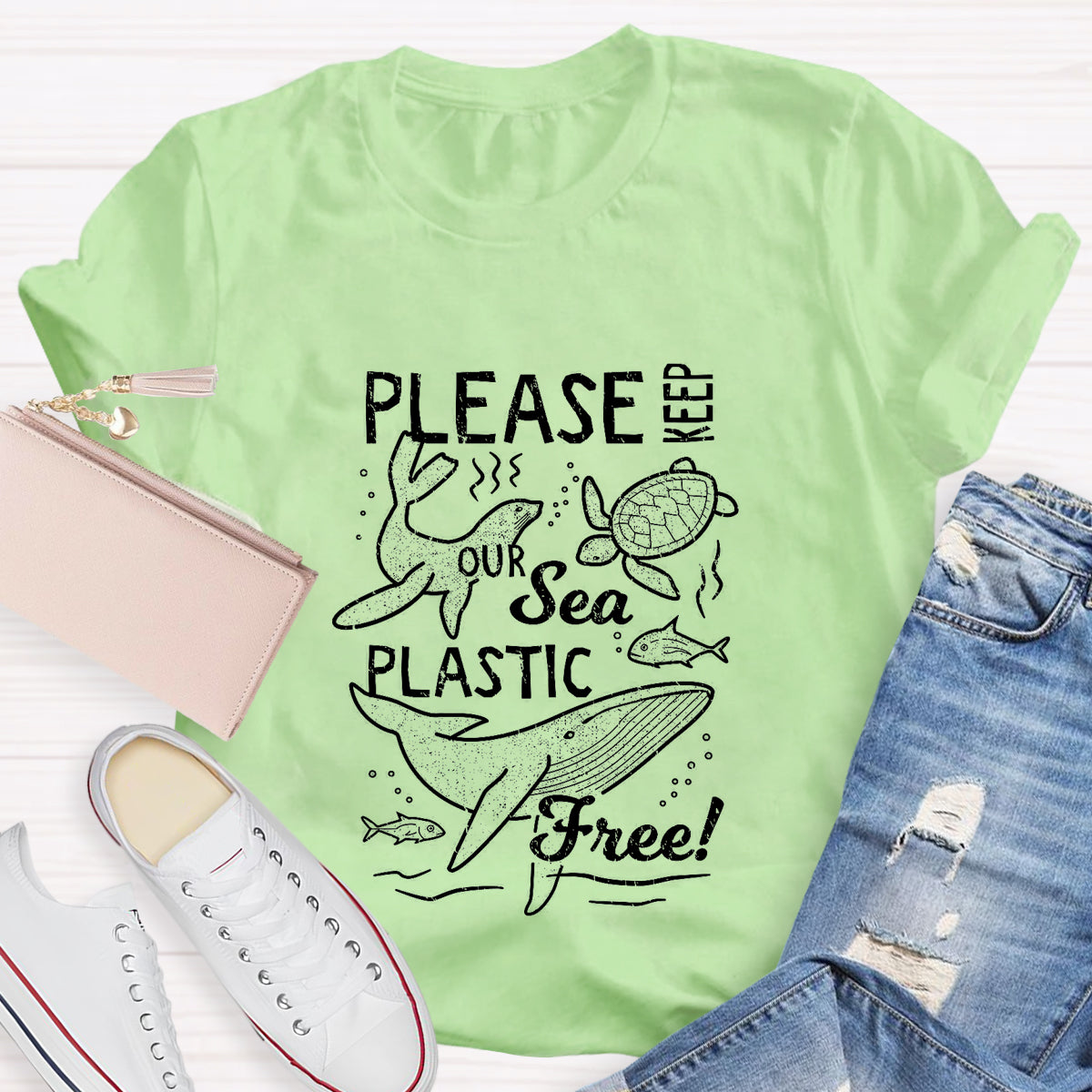 Please Keep Our Sea Plastic Free T-Shirt