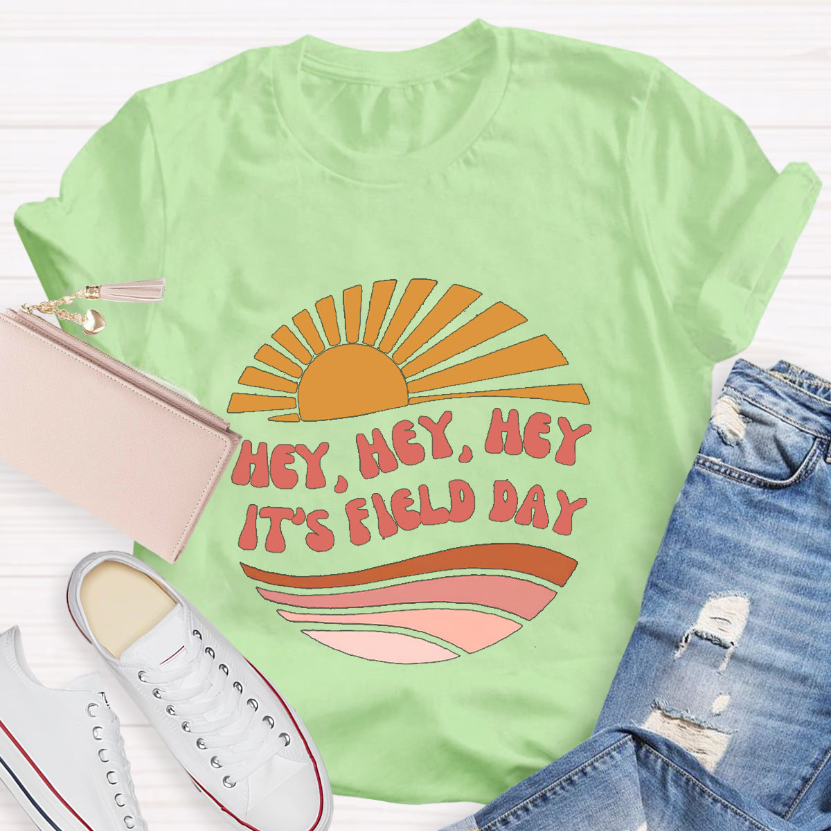 Hey It's Field Day Teacher T-Shirt