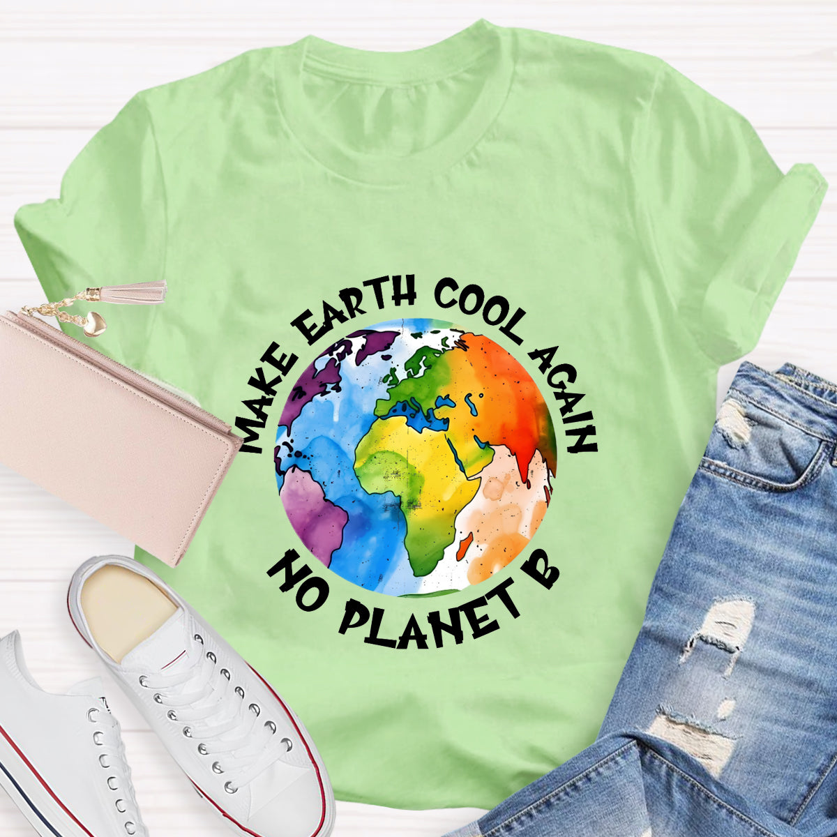 Make Earth Cool Again No Planet B T-Shirt