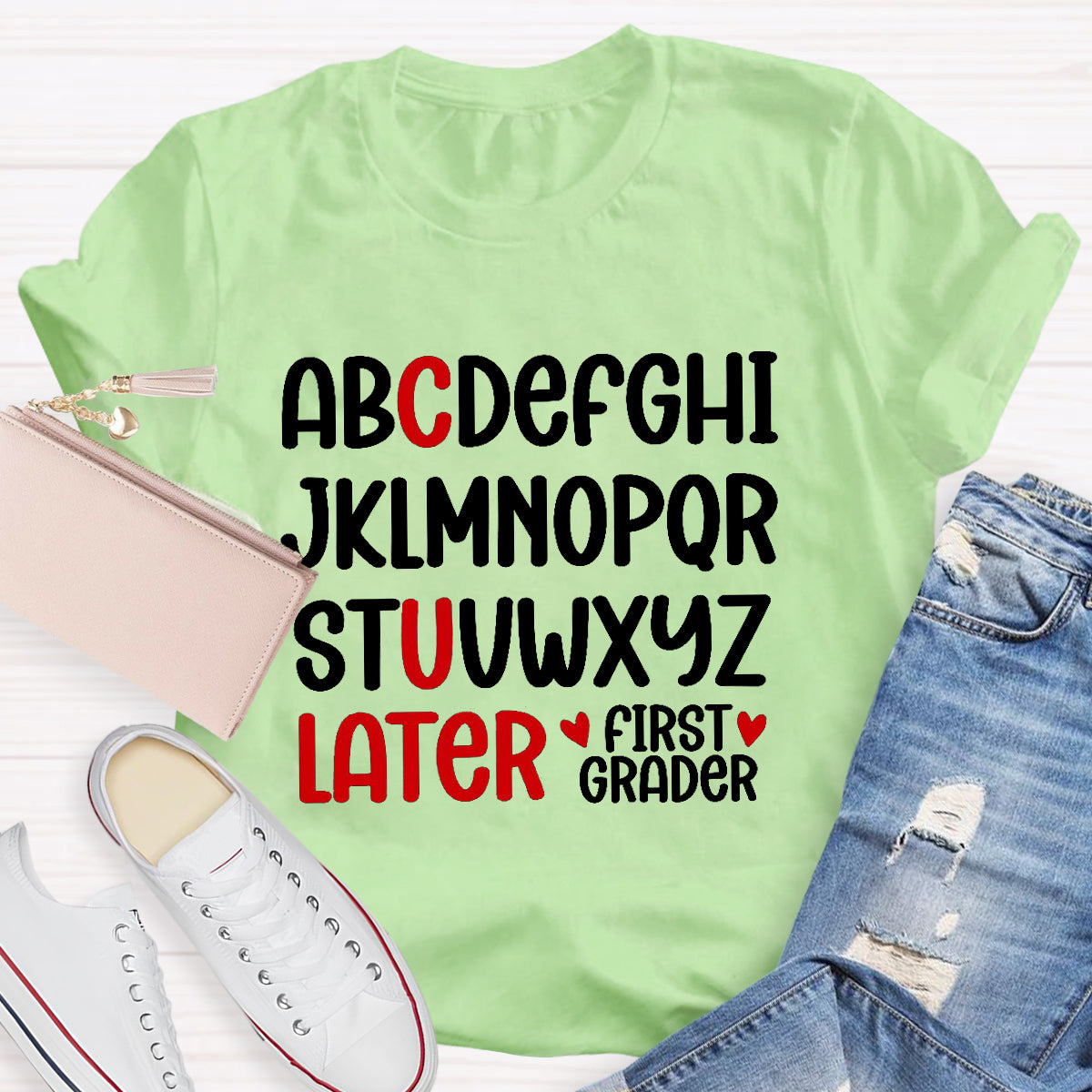 Personalized Grade See You Later Teacher T-Shirt