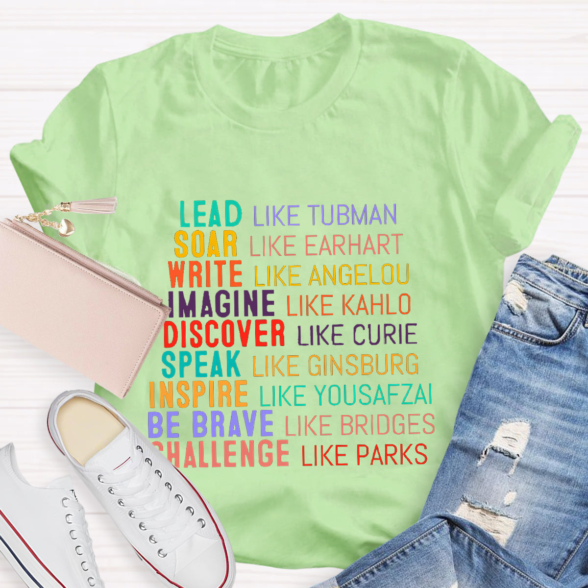 Lead Like Tubman Empowered Women T-Shirt