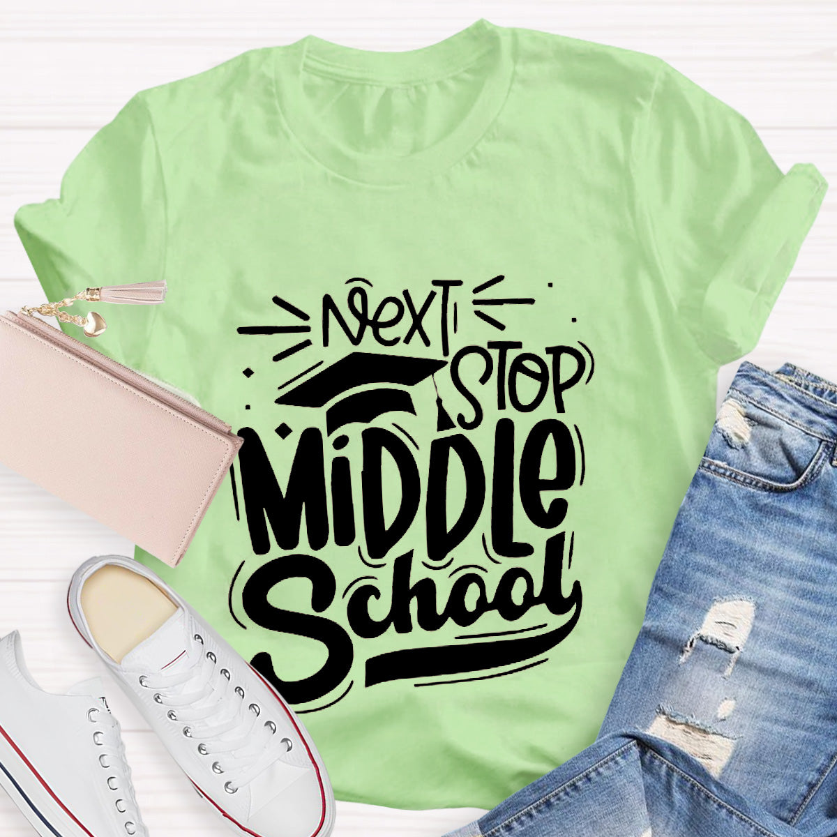 Next Stop Middle School Teacher T-Shirt