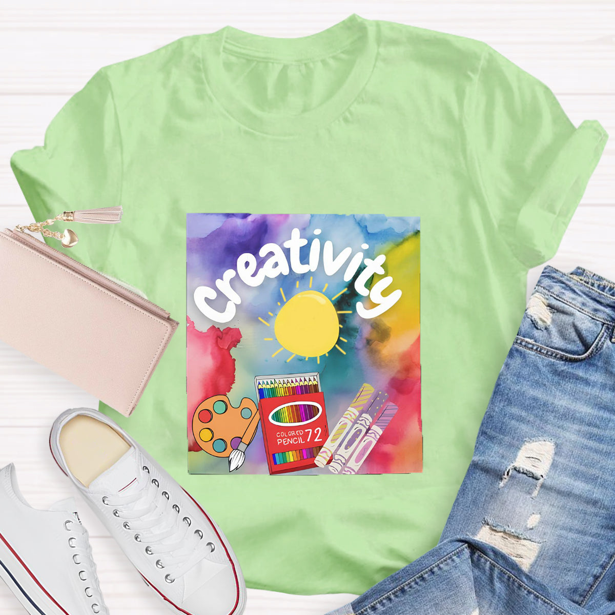 Be Creativity Art Teacher T-Shirt