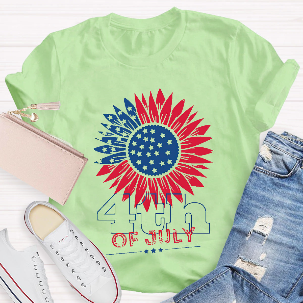 4Th Of July Teacher T-Shirt