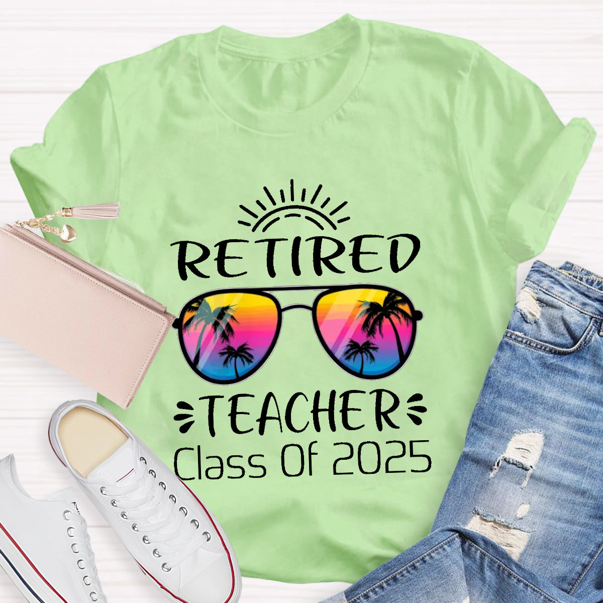 Personalized Year Retired Teacher Teacher T-Shirt