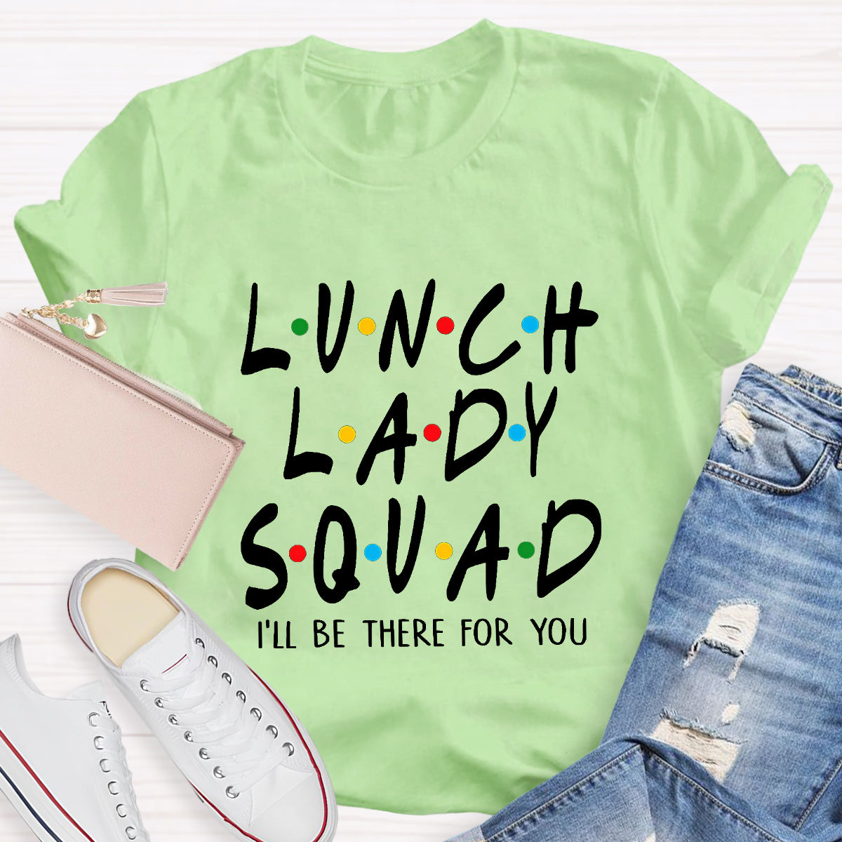 Lunch Lady Aquad Teacher T-Shirt