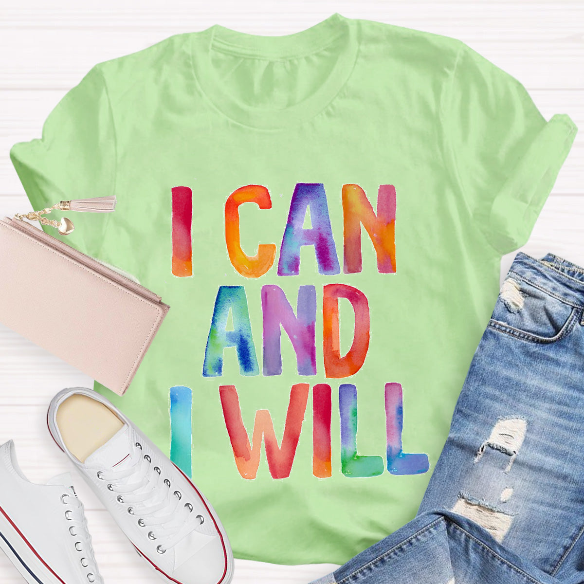 I Can And I Will Teacher T-Shirt