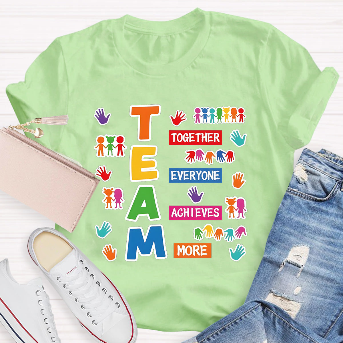 Team Together Everyone Achieves More Teacher T-Shirt