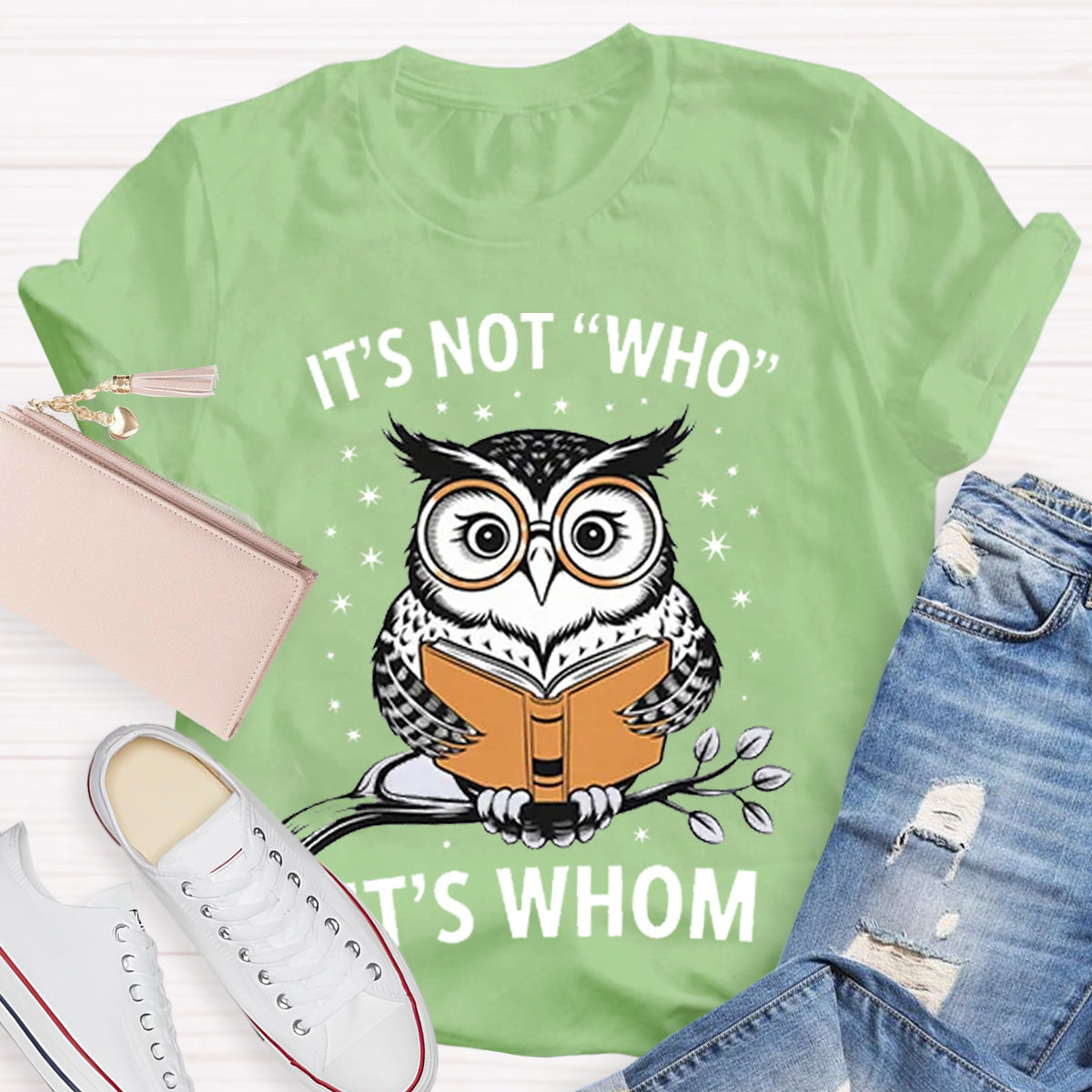 It's Not Who It's Whom Teacher T-Shirt