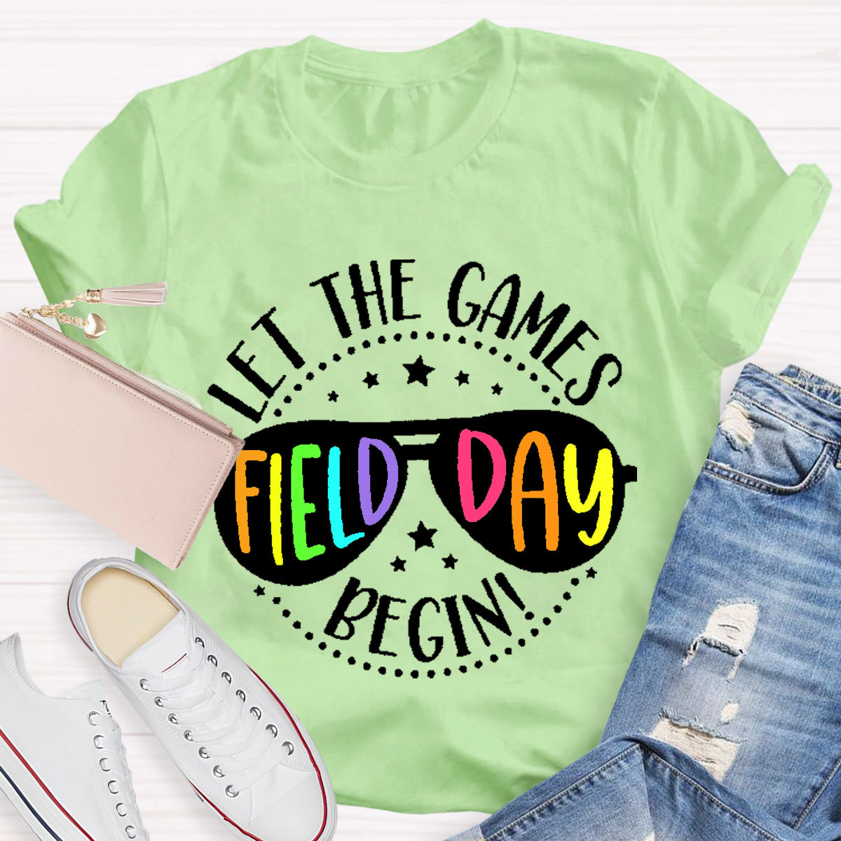 Let The Games Field Day Begin Teacher T-Shirt