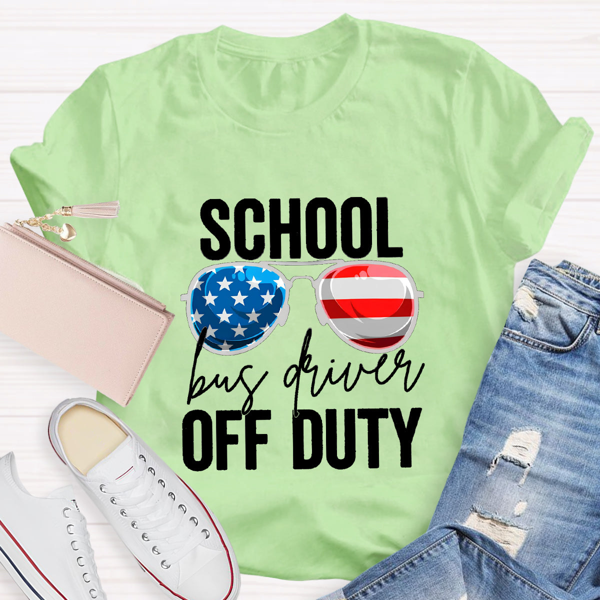 School Bus Driver Off Duty T-Shirt