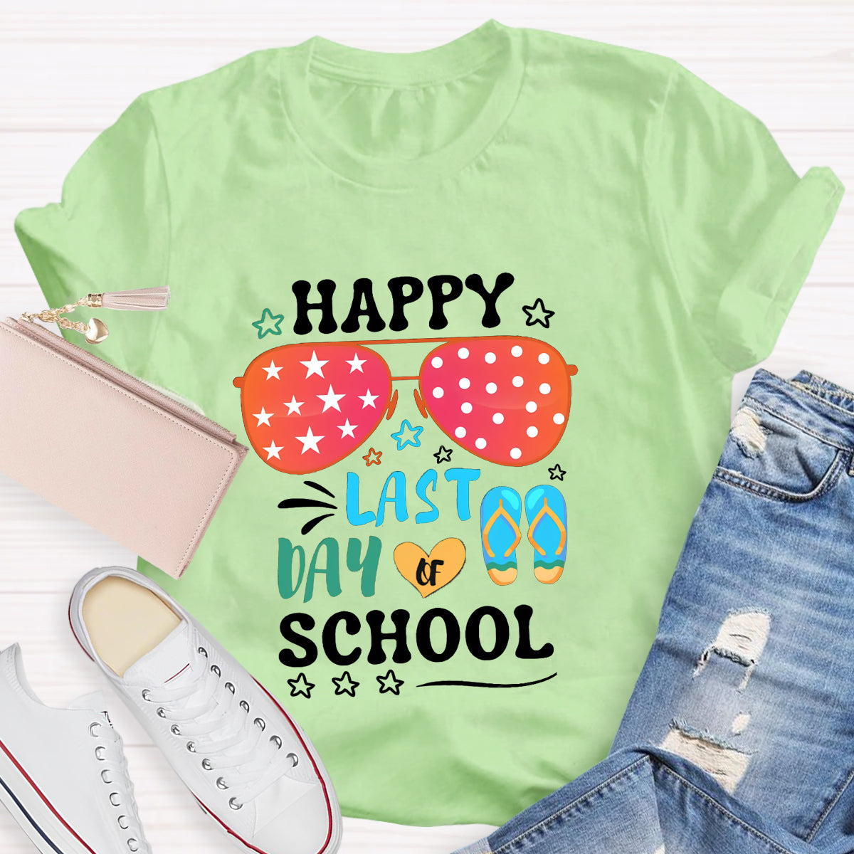 Happy Last Day Of School Sunglass T-Shirt