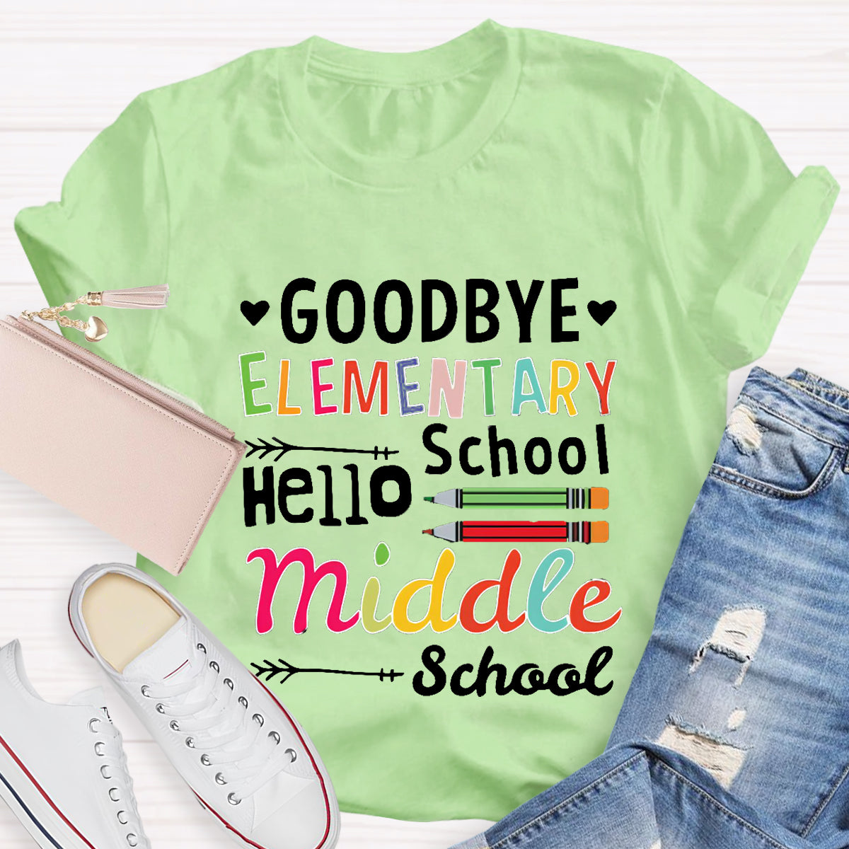 Hello Middle School Teacher T-Shirt