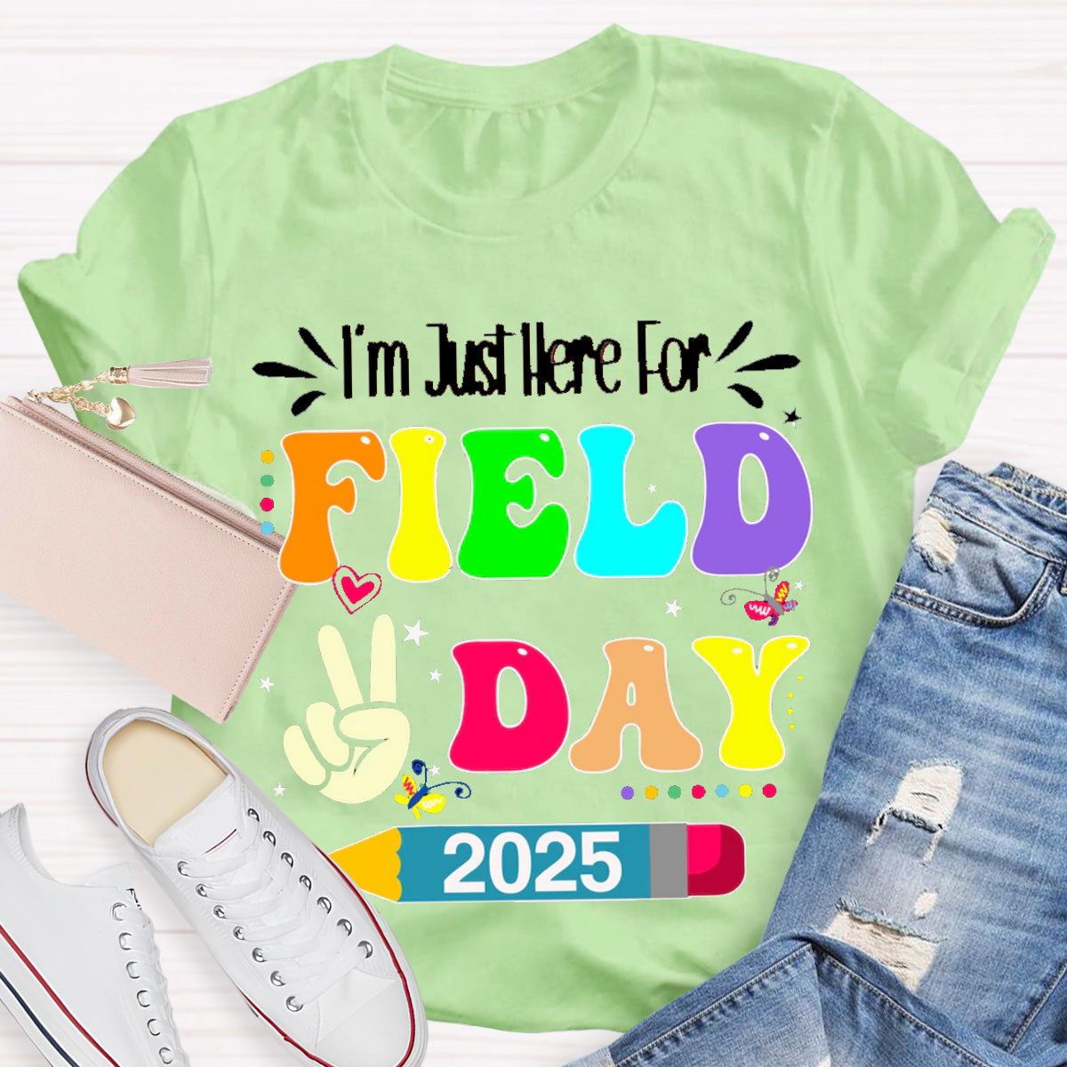 Personalize Year Field Day Teacher T-Shirt