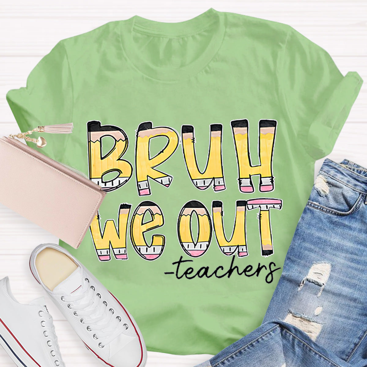 Bruh We Out Teacher T-Shirt