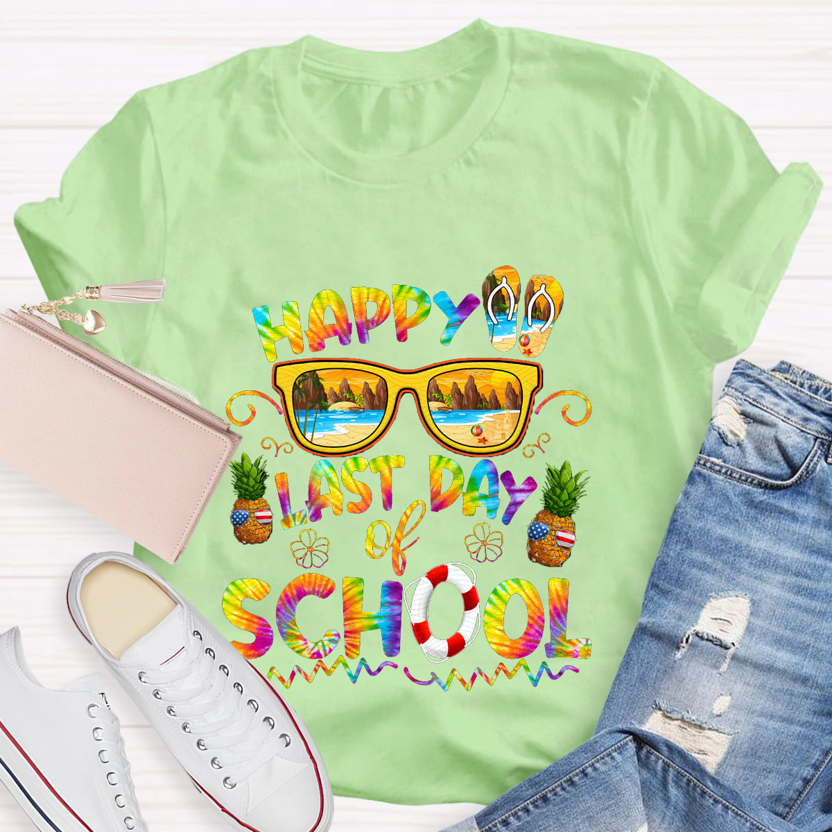 Happy Last Day Of School Holiday Summer T-Shirt