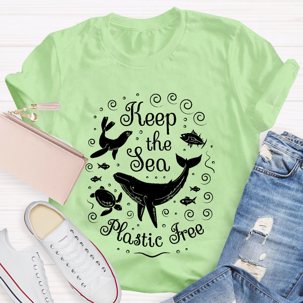 Keep The Sea Plastic Free T-Shirt
