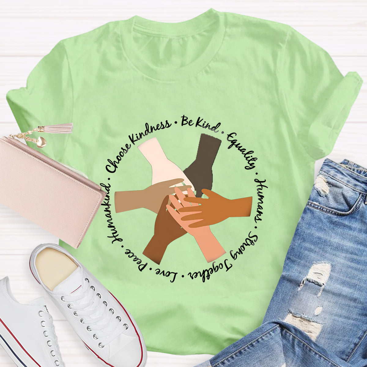 Be Kind Choose Kindness Teacher T-Shirt