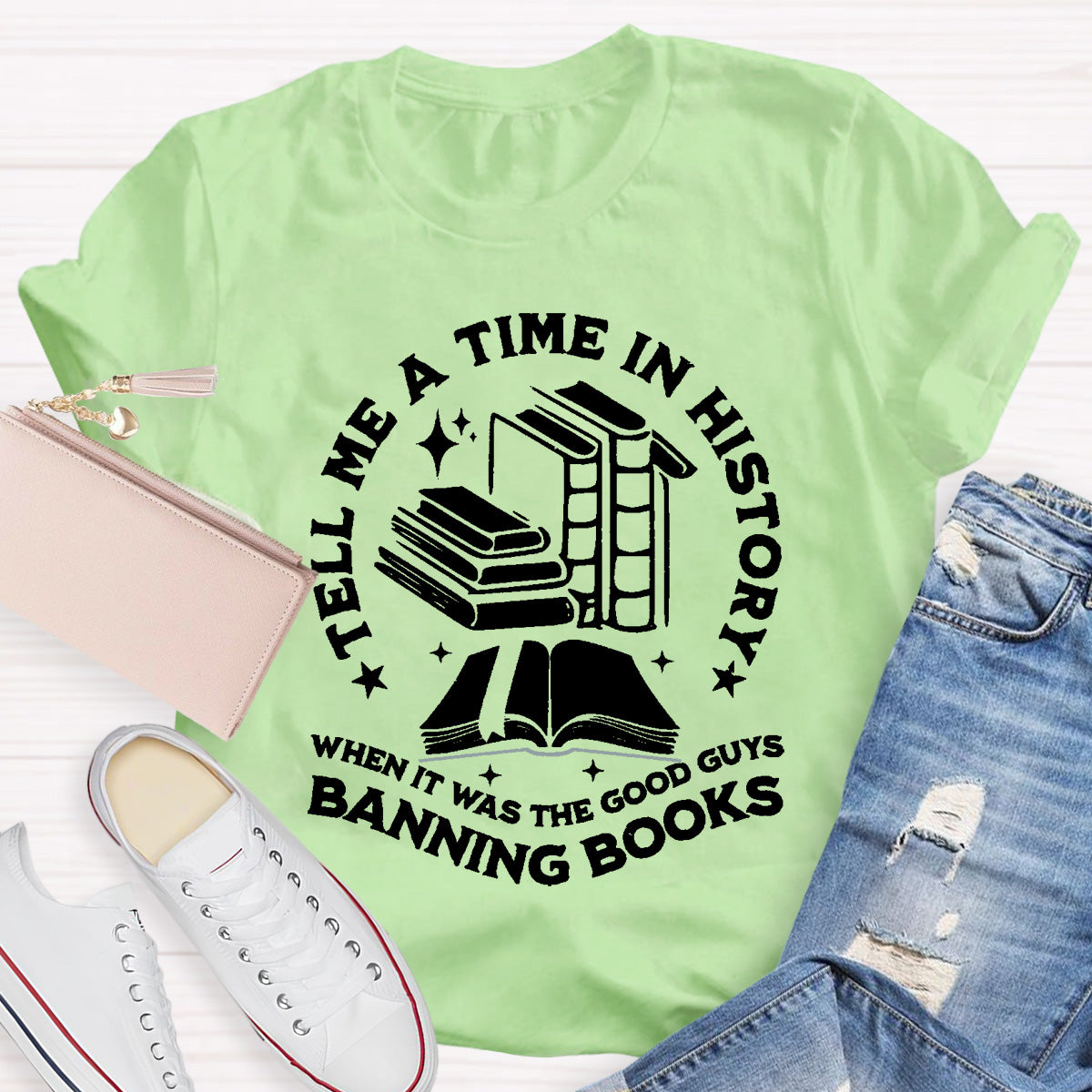 Tell Me A Time In History Teacher T-Shirt