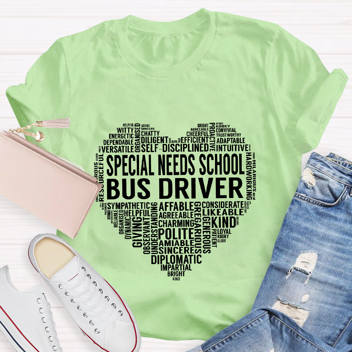 Special Needs School Bus Driver Teacher T-Shirt