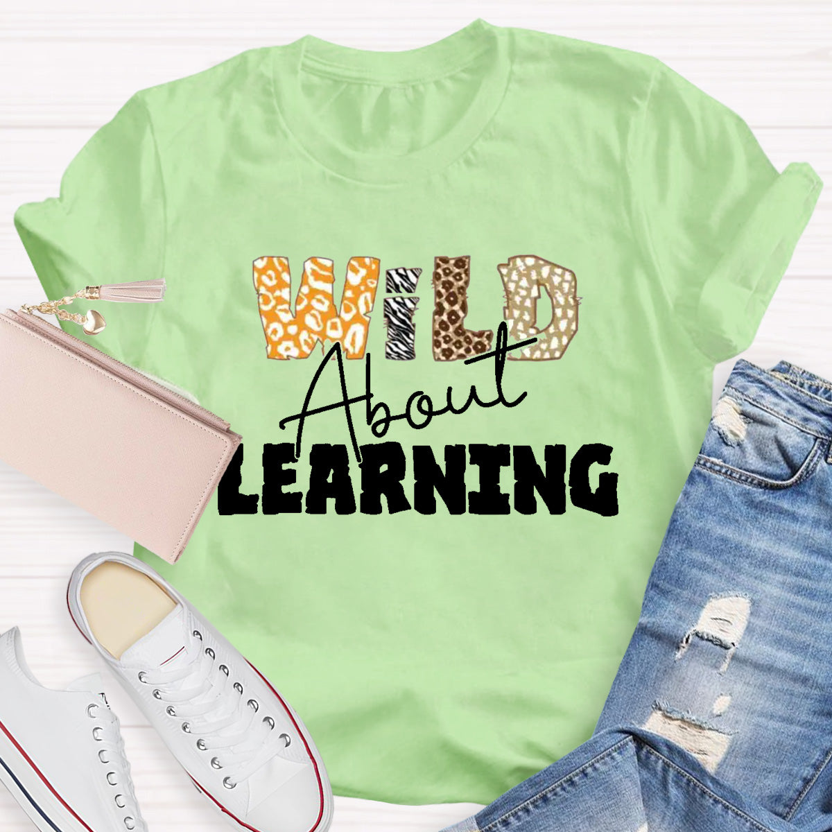 Wild About Learning Teacher T-Shirt