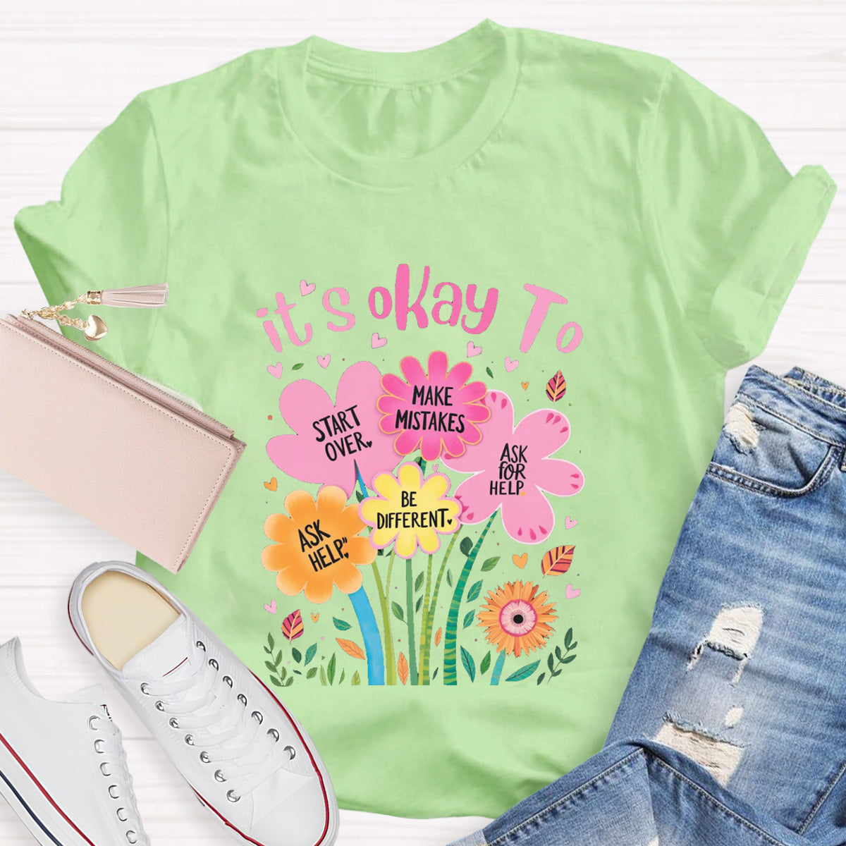 It's Okay To Be Different Teacher T-Shirt