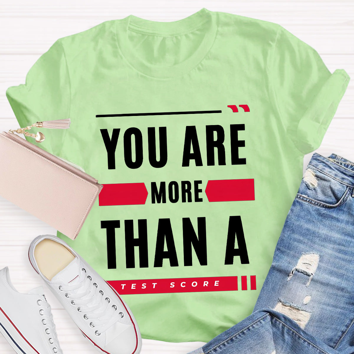 You Are More Than A Text Score Teacher T-Shirt