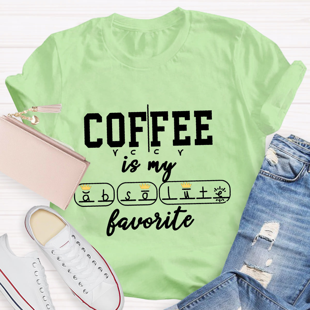 Coffee Is My Favorite English Teacher T-Shirt