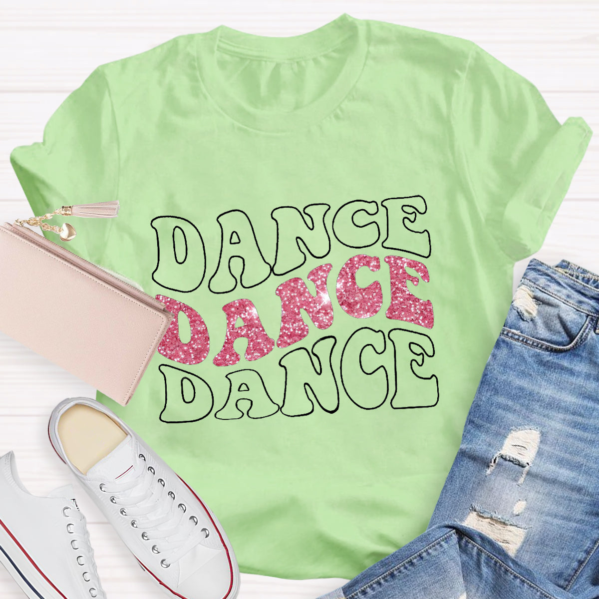 Bling Biling Dance Dance Dance Teacher T-Shirt