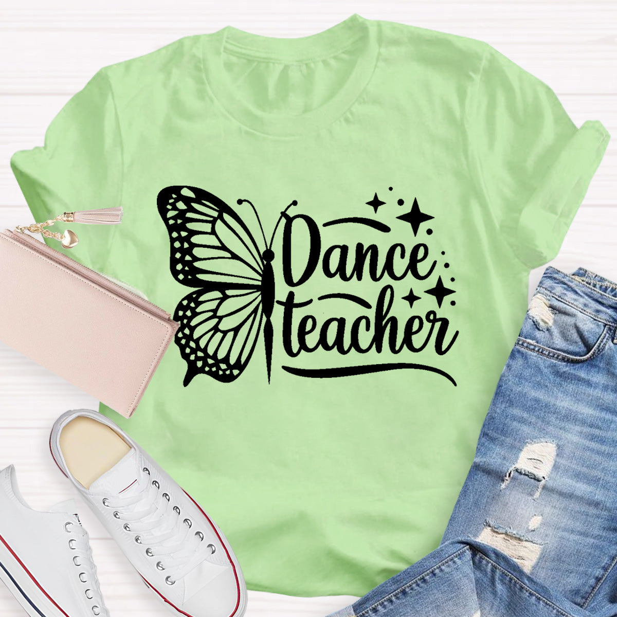 Dance Teacher Butterfly Teacher T-Shirt