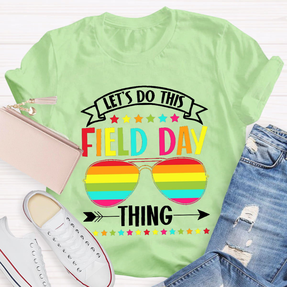 Let's Do This Field Thing Teacher T-Shirt