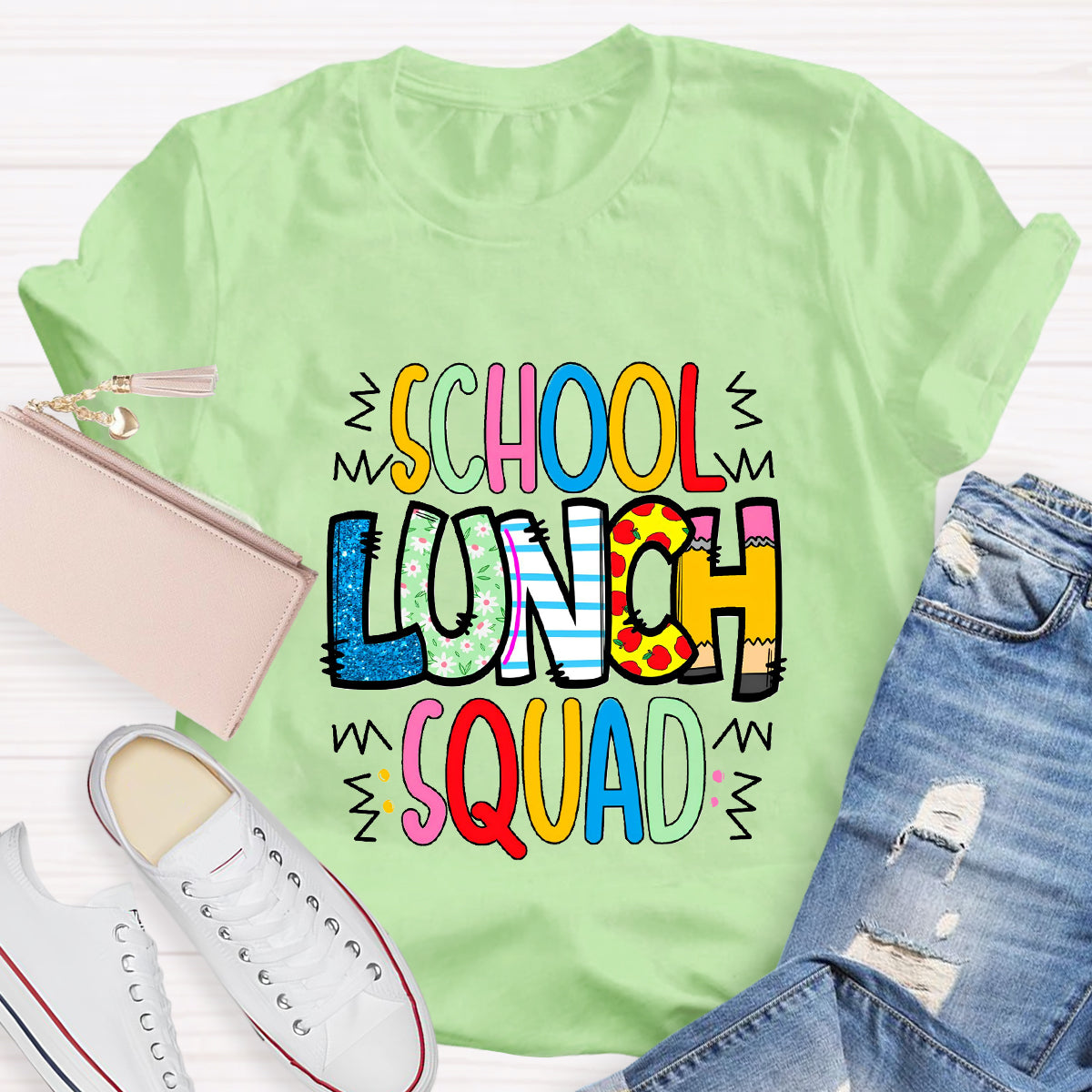 School Lunch Squad Lunch Lady T-Shirt