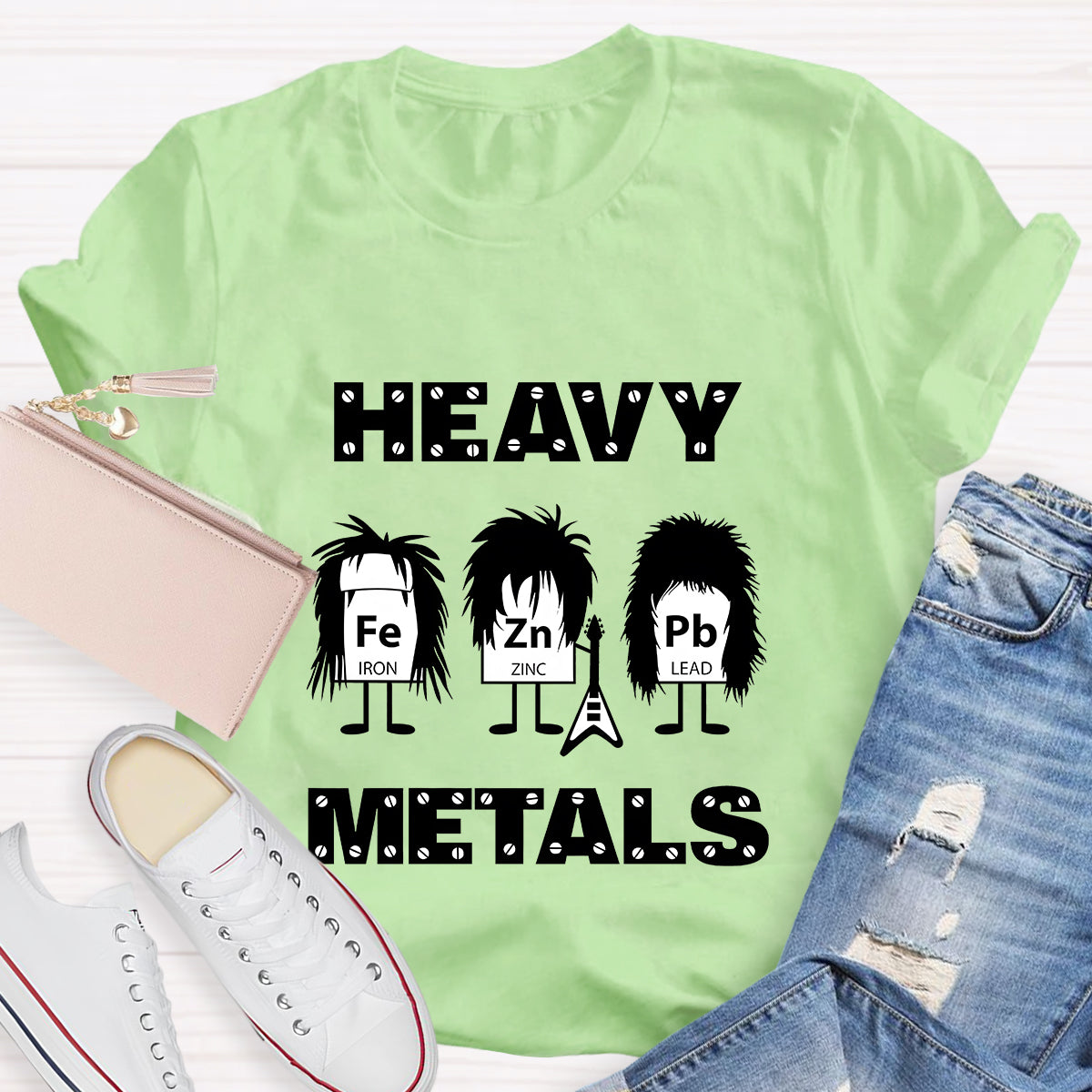 Funny Science Heavy Metals Teacher T-Shirt