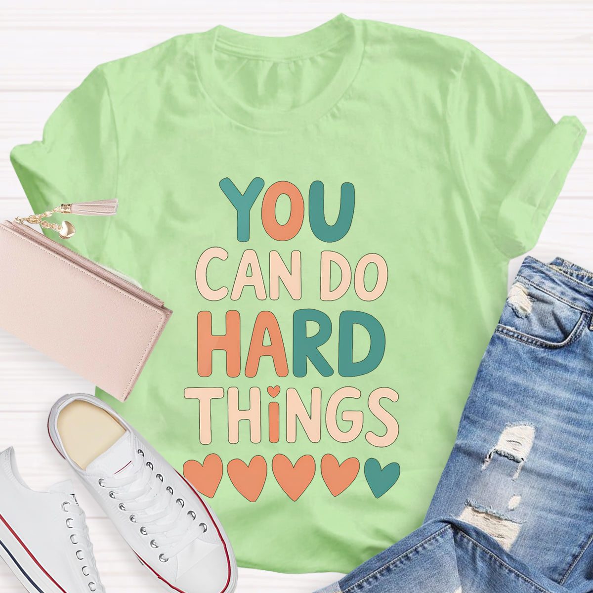 You Can Do Hard Things Teacher T-Shirt